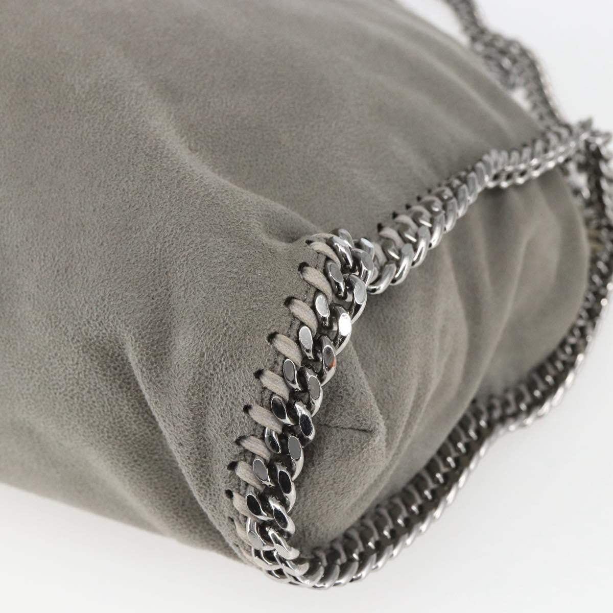 Stella McCartney Falabella Tote Shaggy Deer, GRAY, POLYESTER, Shoulder bag