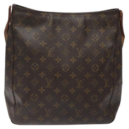 Louis Vuitton Looping Handbag Monogram Canvas, BROWN, CANVAS, Handbag