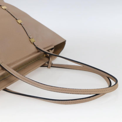 Salvatore Ferragamo Vala tote Leather, BEIGE, LEATHER, Tote bag