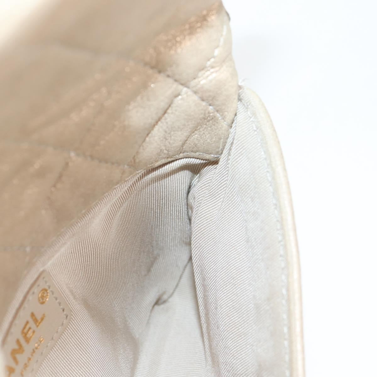 Chanel Mineral Nights Shoulder Bag Strass Embellished Leather, GOLD, LEATHER, Shoulder bag