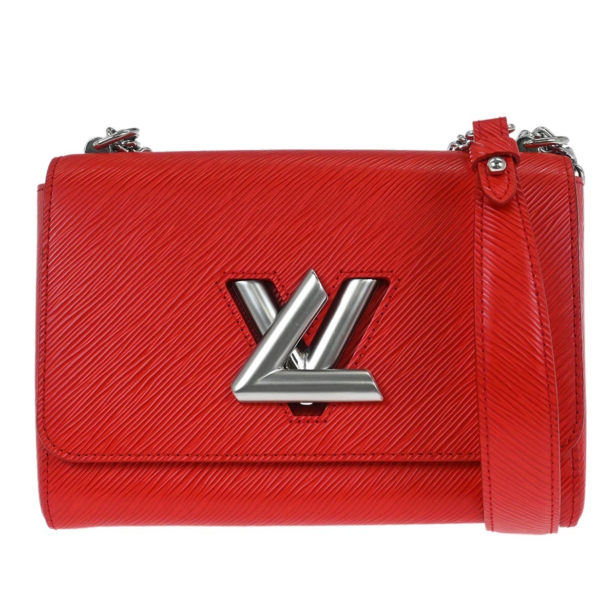 Louis Vuitton Twist Handbag Epi Leather, Red, Leather, Shoulder Bag