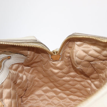 Salvatore Ferragamo Vala Handbag Leather, WHITE, LEATHER, Handbag