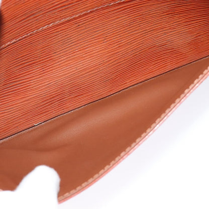 Louis Vuitton Trocadero Handbag Epi Leather, BROWN, LEATHER, Shoulder bag