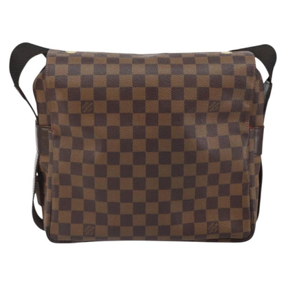 Louis Vuitton Naviglio Handbag Damier, BROWN, CANVAS, Shoulder bag