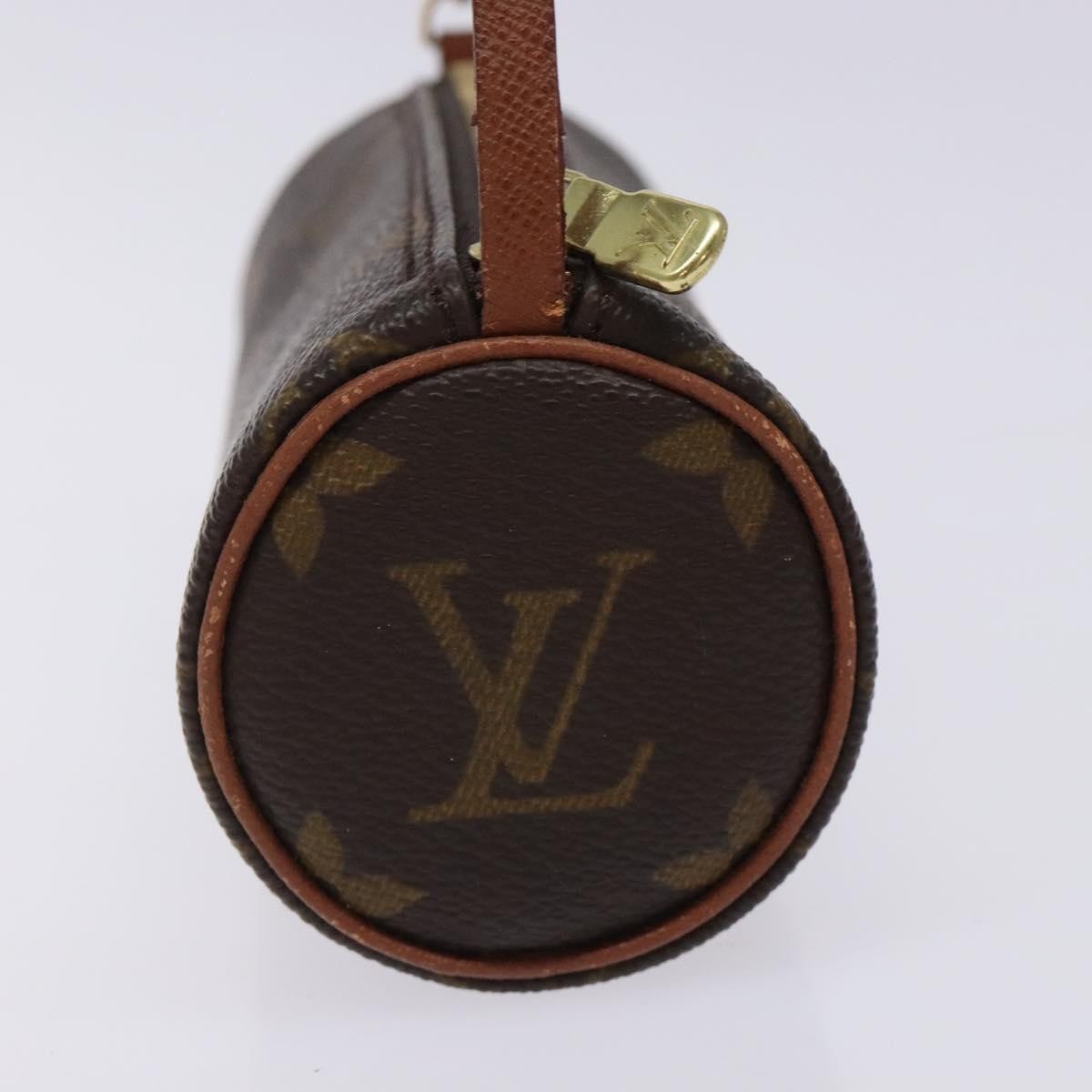 Louis Vuitton Papillon Pochette Monogram Canvas, BROWN, CANVAS, Handbag