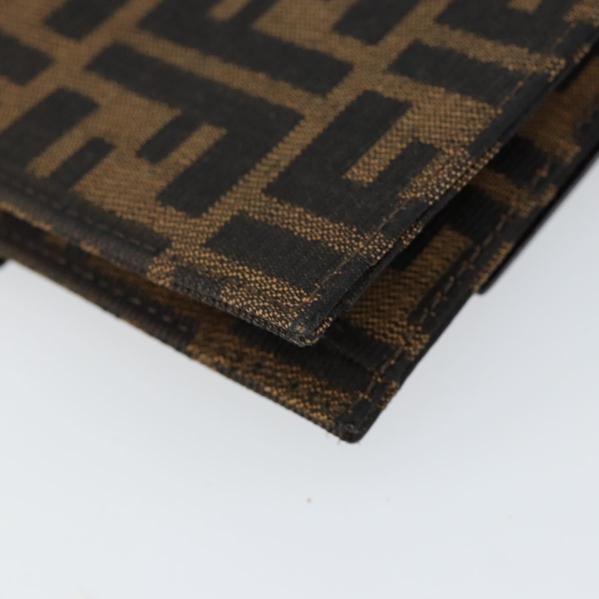Fendi Vintage Flap Clutch Zucca canvas, BROWN, CANVAS, Clutche & pouche