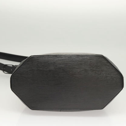 Louis Vuitton Vintage Sac d'Epaule Handbag Epi Leather, BLACK, LEATHER, Handbag