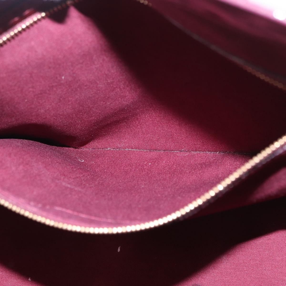 Louis Vuitton Wilshire Handbag Monogram Vernis, RED, PATENT_LEATHER, Tote bag