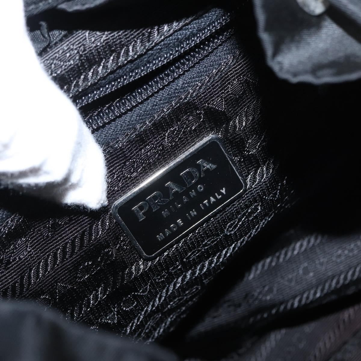 Prada Double Front Pocket Backpack Tessuto, BLACK, NYLON, Backpack