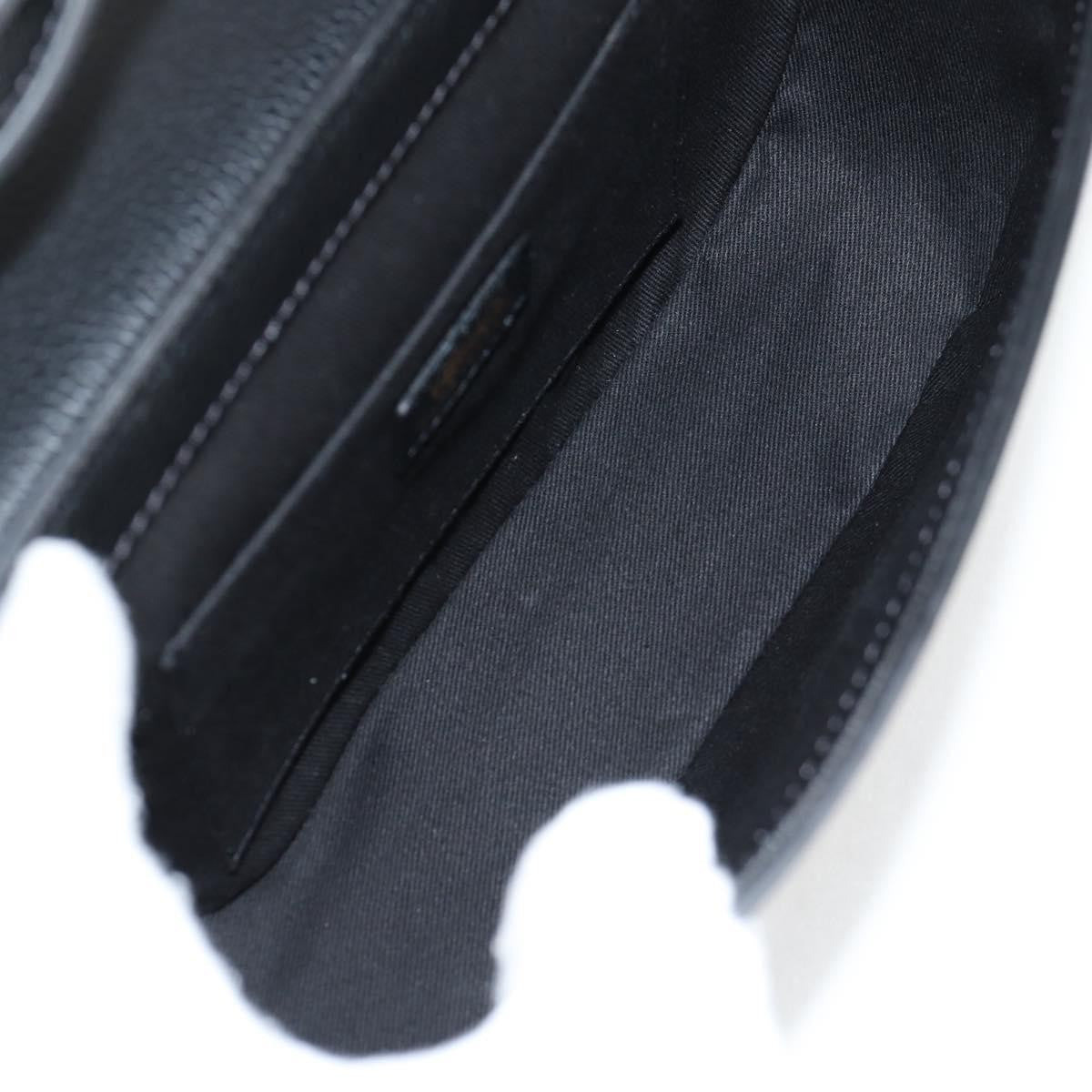 Versace Virtus Flap Messenger Bag Leather, BLACK, LEATHER, Crossbody bag