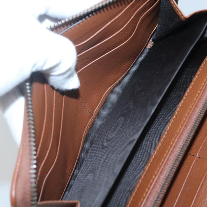 Gucci Diana Zip Around Wallet Leather, BROWN, LEATHER, Wallets