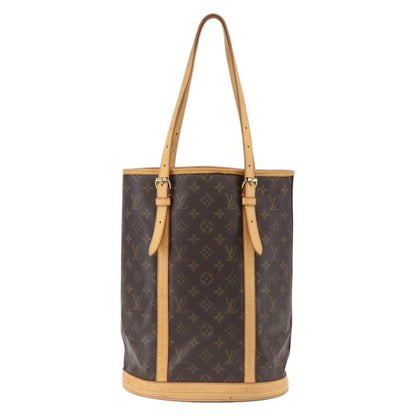 Louis Vuitton Bucket Bag Monogram Canvas, BROWN, CANVAS, Shoulder bag