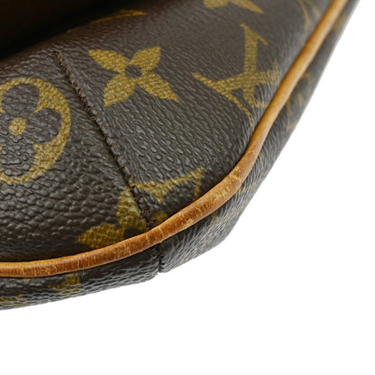 Louis Vuitton Musette Salsa Handbag Monogram Canvas, BROWN, CANVAS,LEATHER, Shoulder bag