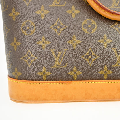 Louis Vuitton Alma Handbag Monogram Canvas, Brown, Canvas, Handbag