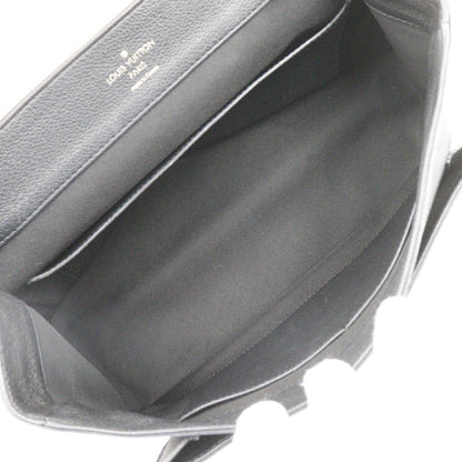 Louis Vuitton Lockme Handbag Leather, BLACK, LEATHER, Tote bag