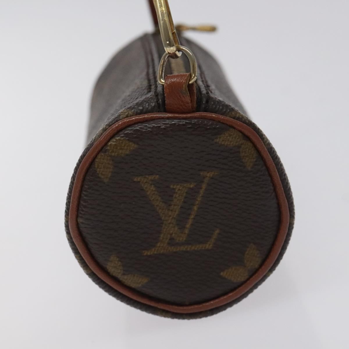 Louis Vuitton Papillon Pochette Monogram Canvas, BROWN, CANVAS, Handbag