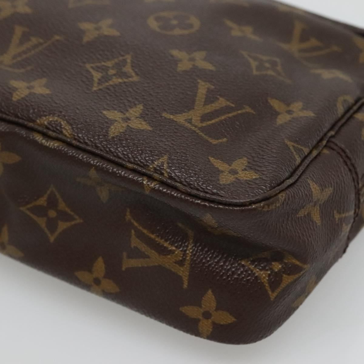 Louis Vuitton Trousse Toiletry Pouch Monogram Canvas, BROWN, CANVAS, Toiletry Case
