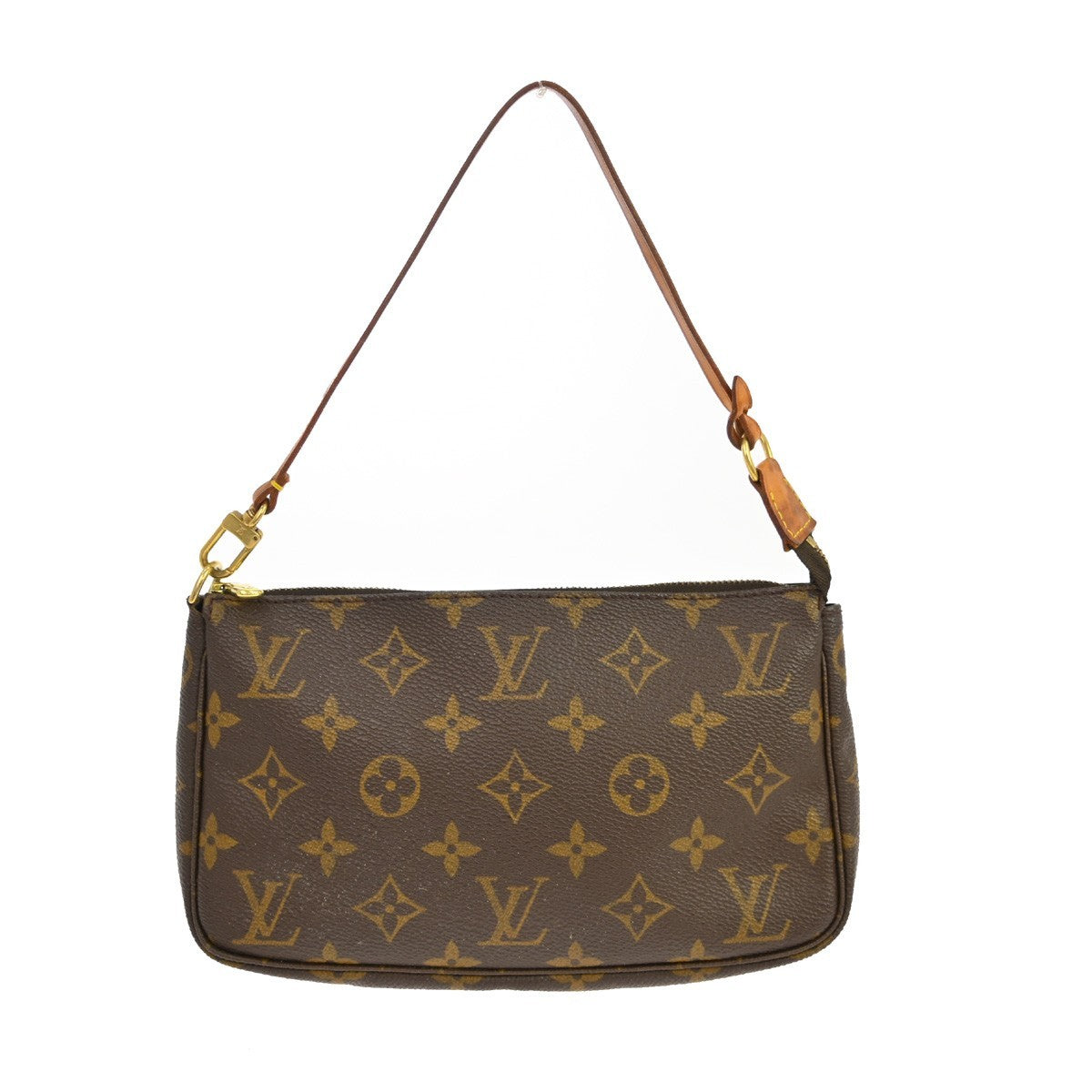 Louis Vuitton Pochette Accessoires NM Monogram Canvas, Brown, Canvas, Clutch