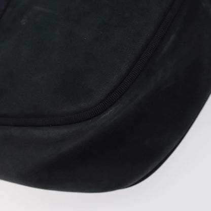 Salvatore Ferragamo Vala Shoulder Bag Suede, NAVY, SUEDE, Shoulder bag