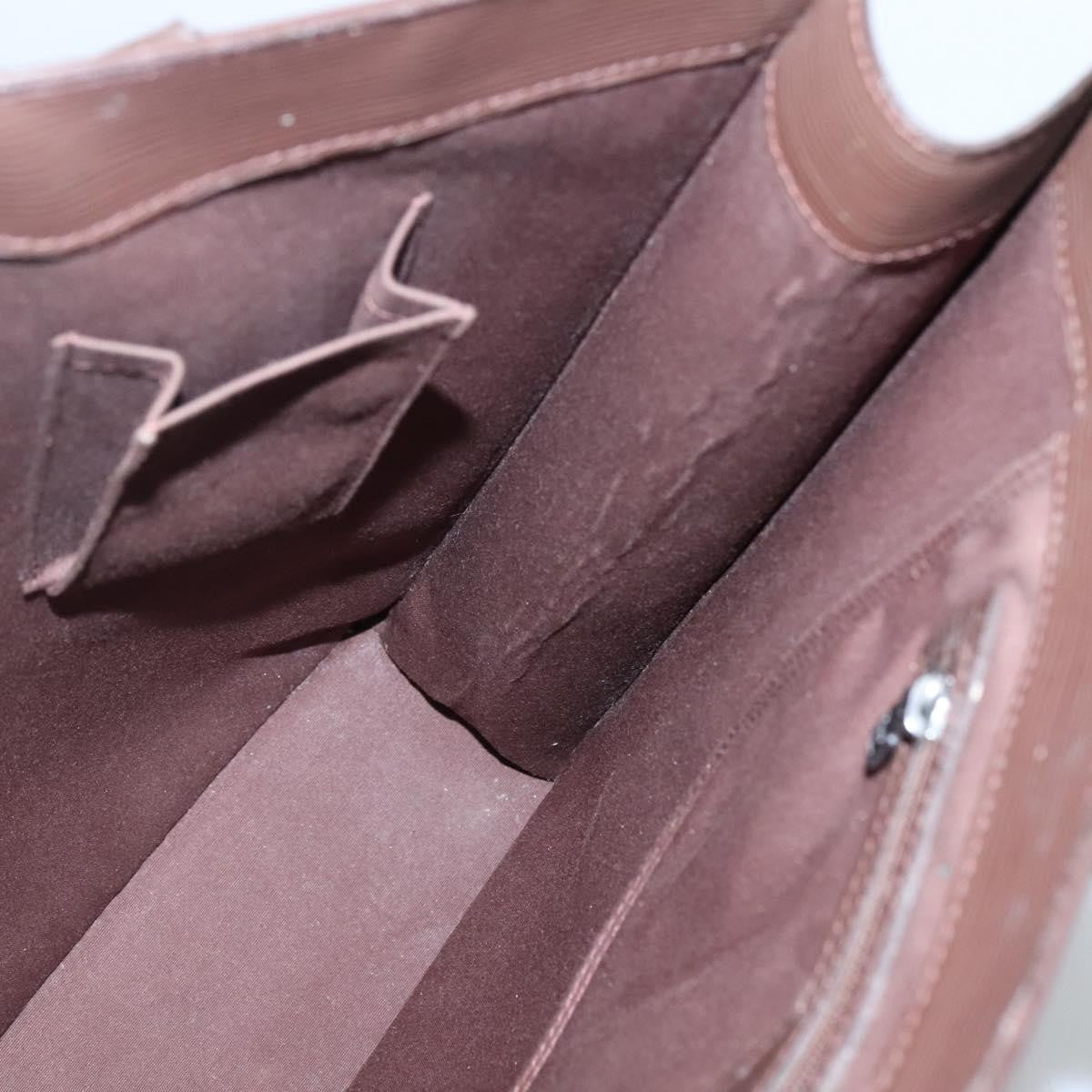 Louis Vuitton Sac Plat Bag Epi Leather, BROWN, LEATHER, Handbag