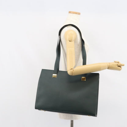 Celine Tote bag Leather, GREEN, LEATHER, Tote bag