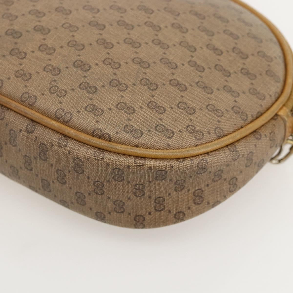 Gucci Micro GG supreme shoulder bag GG canvas, Beige, PVC, Shoulder Bag