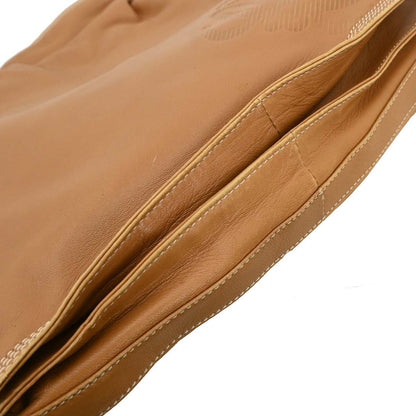 Loewe Anagram Shoulder Bag Leather, BROWN, LEATHER, Shoulder bag