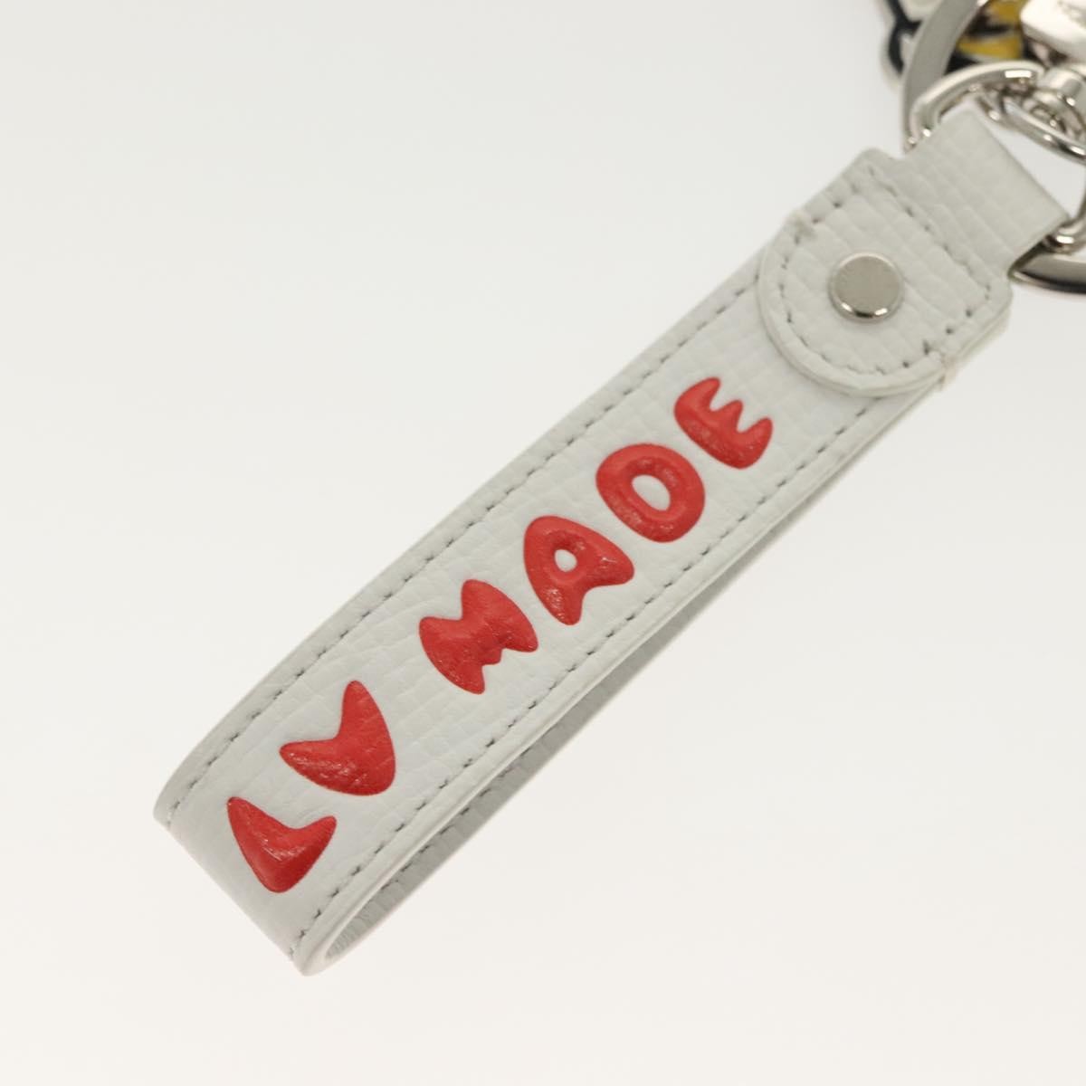 Louis Vuitton Animal Family Bag Charm and Key Holder Metal with Leather, WHITE, METAL, Charms and Keychains