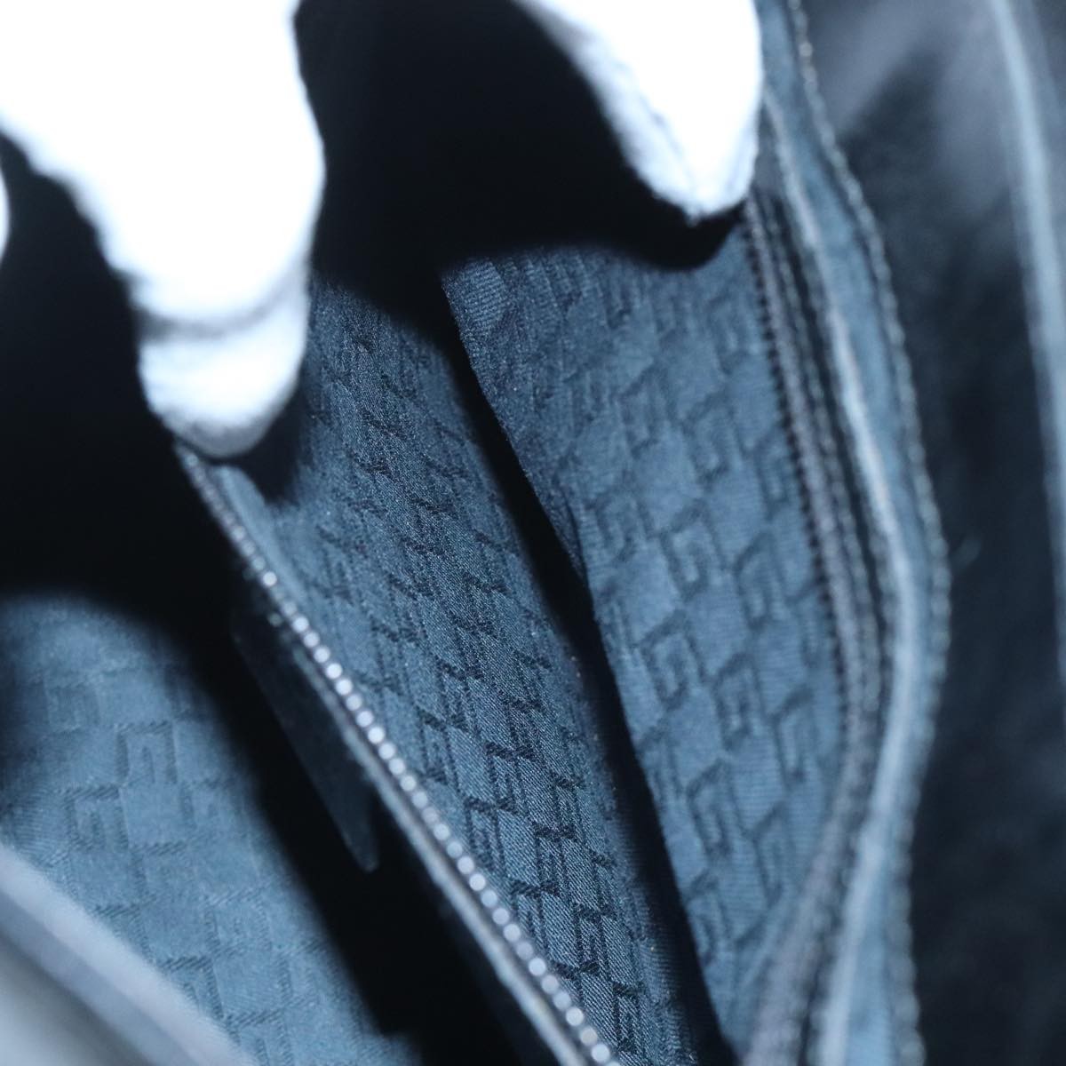 Gucci Vintage Shoulder Bag Leather, BLACK, LEATHER, Shoulder bag