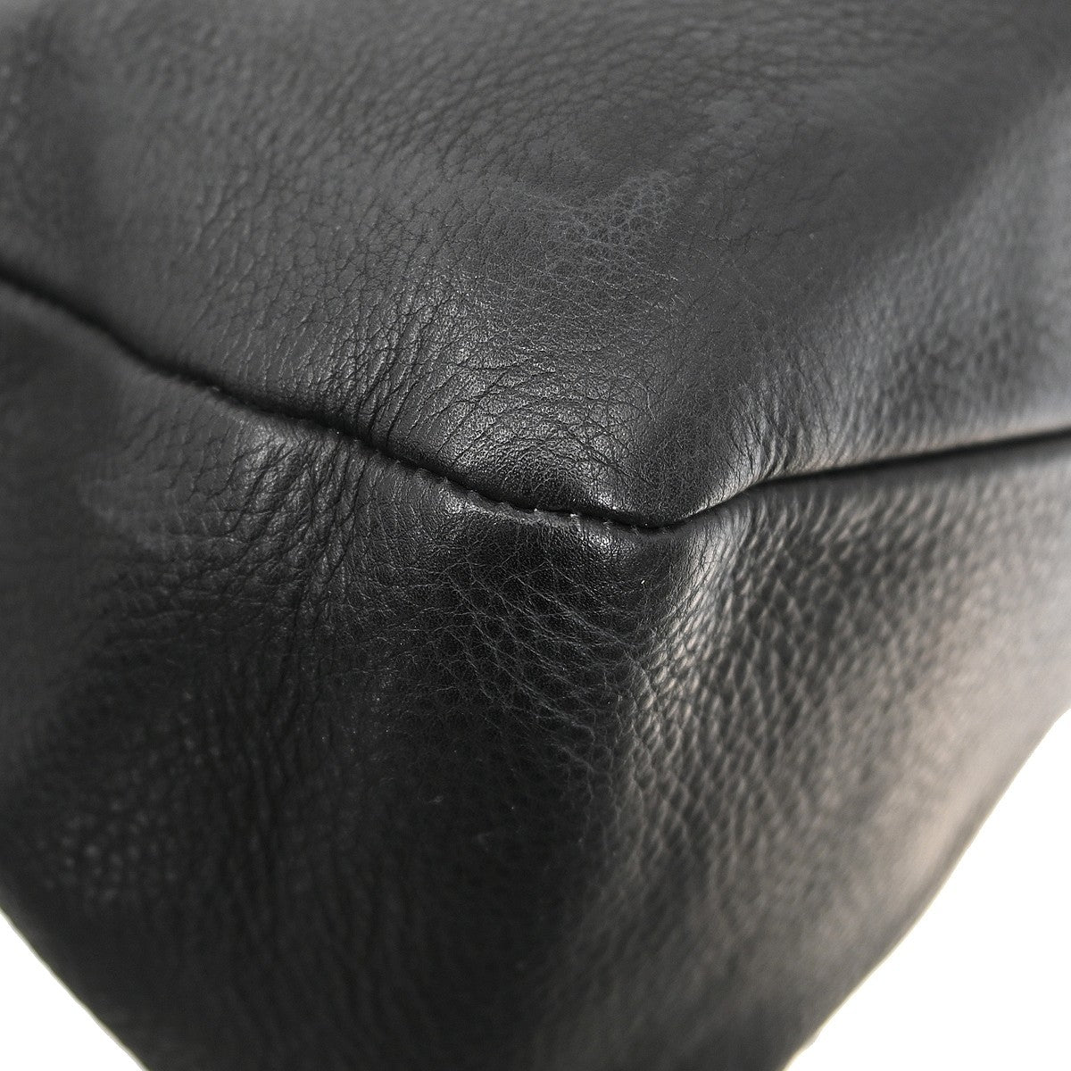 Salvatore Ferragamo Gancini Shoulder Bag Leather, Black, Leather, Shoulder Bag