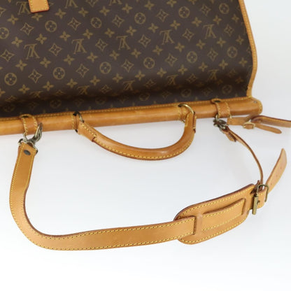 Louis Vuitton Sac Chasse Hunting Bag Monogram Canvas, BROWN, CANVAS, Travel bag