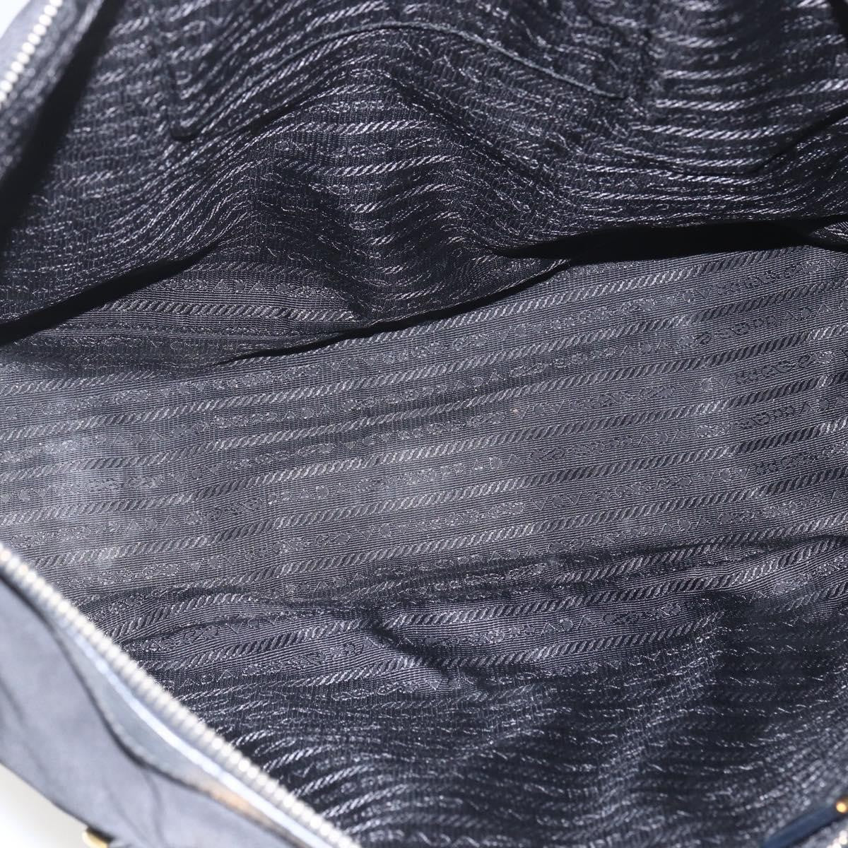Prada Belted Tote Tessuto, BLACK, NYLON, Tote bag