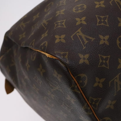 Louis Vuitton Keepall Bag Monogram Canvas, BROWN, CANVAS, Travel bag