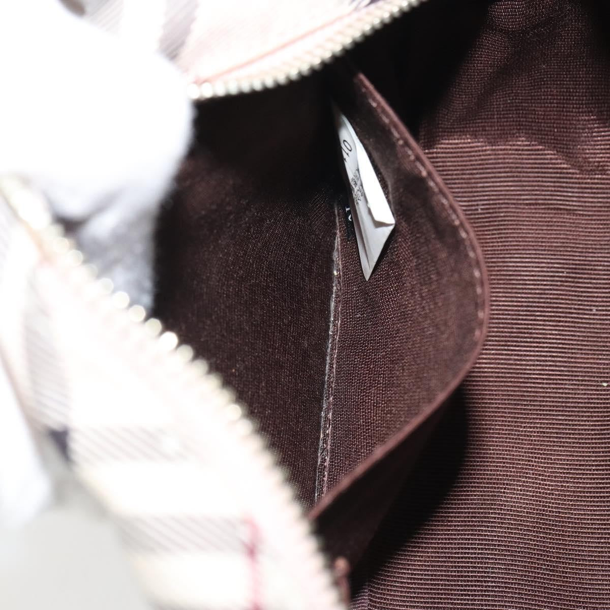 Burberry Nova Check Blue Label Nylon, BEIGE, NYLON, Shoulder bag