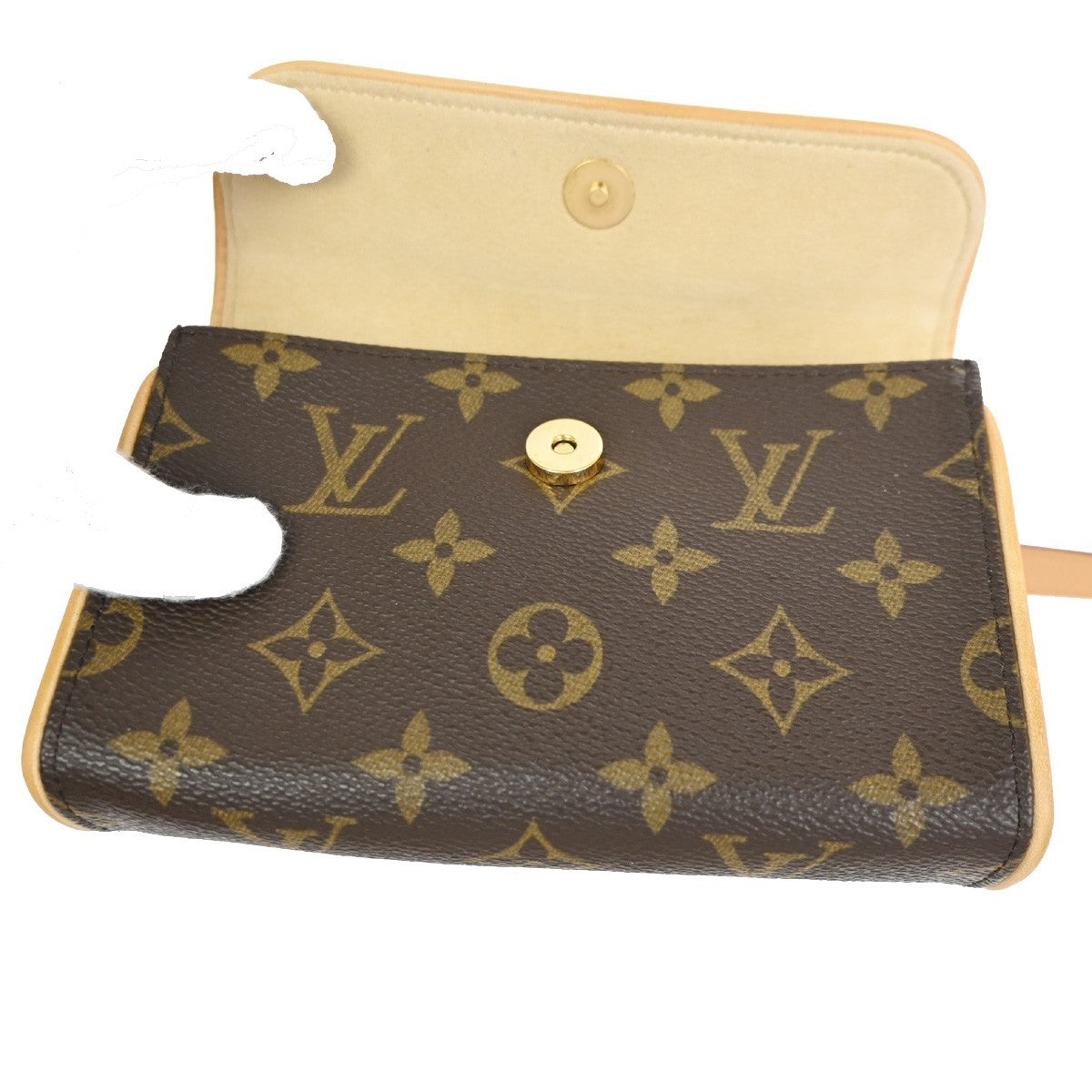 Louis Vuitton Florentine Waist Bag Monogram Canvas, Brown, Canvas, Clutch