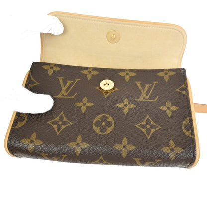 Louis Vuitton Florentine Waist Bag Monogram Canvas, Brown, Canvas, Clutch