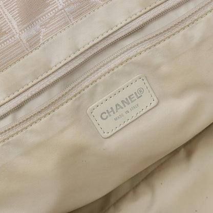 Chanel Travel Line Tote Nylon, BEIGE, NYLON, Travel bag