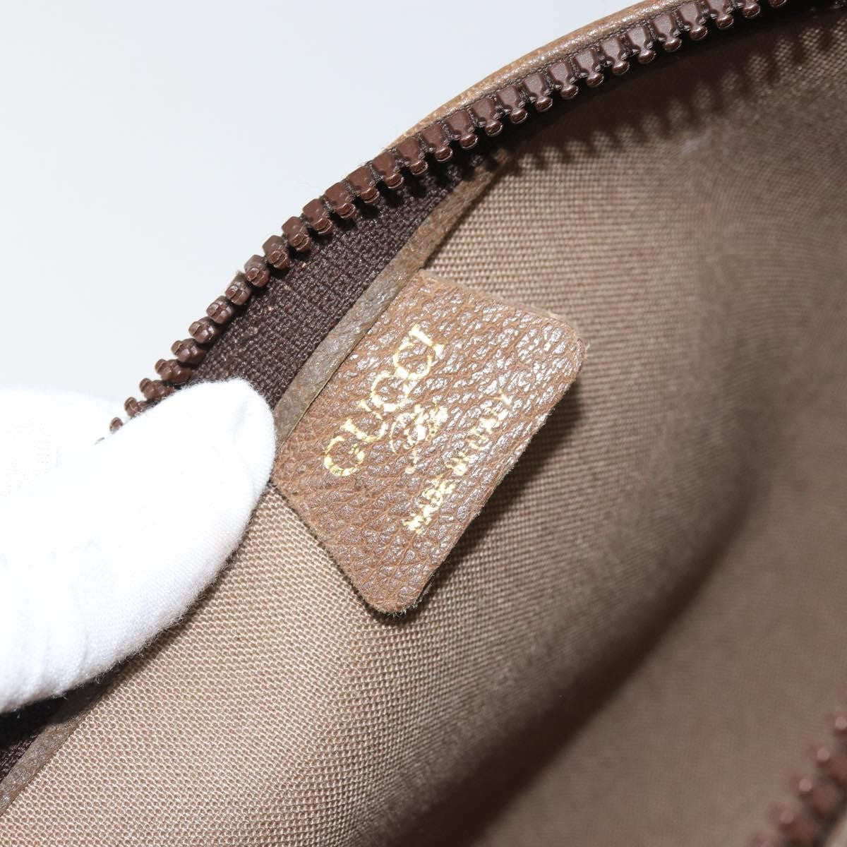 Gucci GG Plus Supreme Pouch Canvas, BEIGE, CANVAS, Clutche & pouche