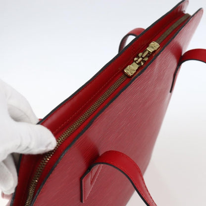 Louis Vuitton Lussac Handbag Epi Leather, RED, LEATHER, Shoulder bag