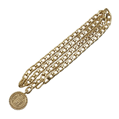 Chanel Vintage Medallion Chain Belt Metal, GOLD, GOLD_PLATED, Belts