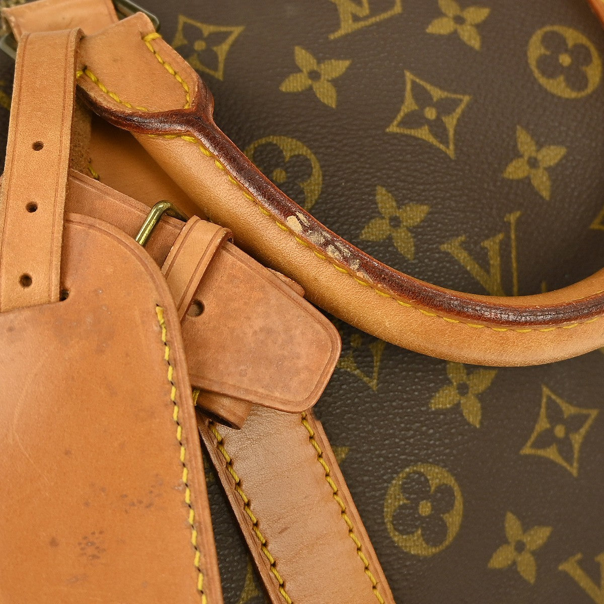 Louis Vuitton Keepall Bag Monogram Canvas, BROWN, CANVAS, Travel bag