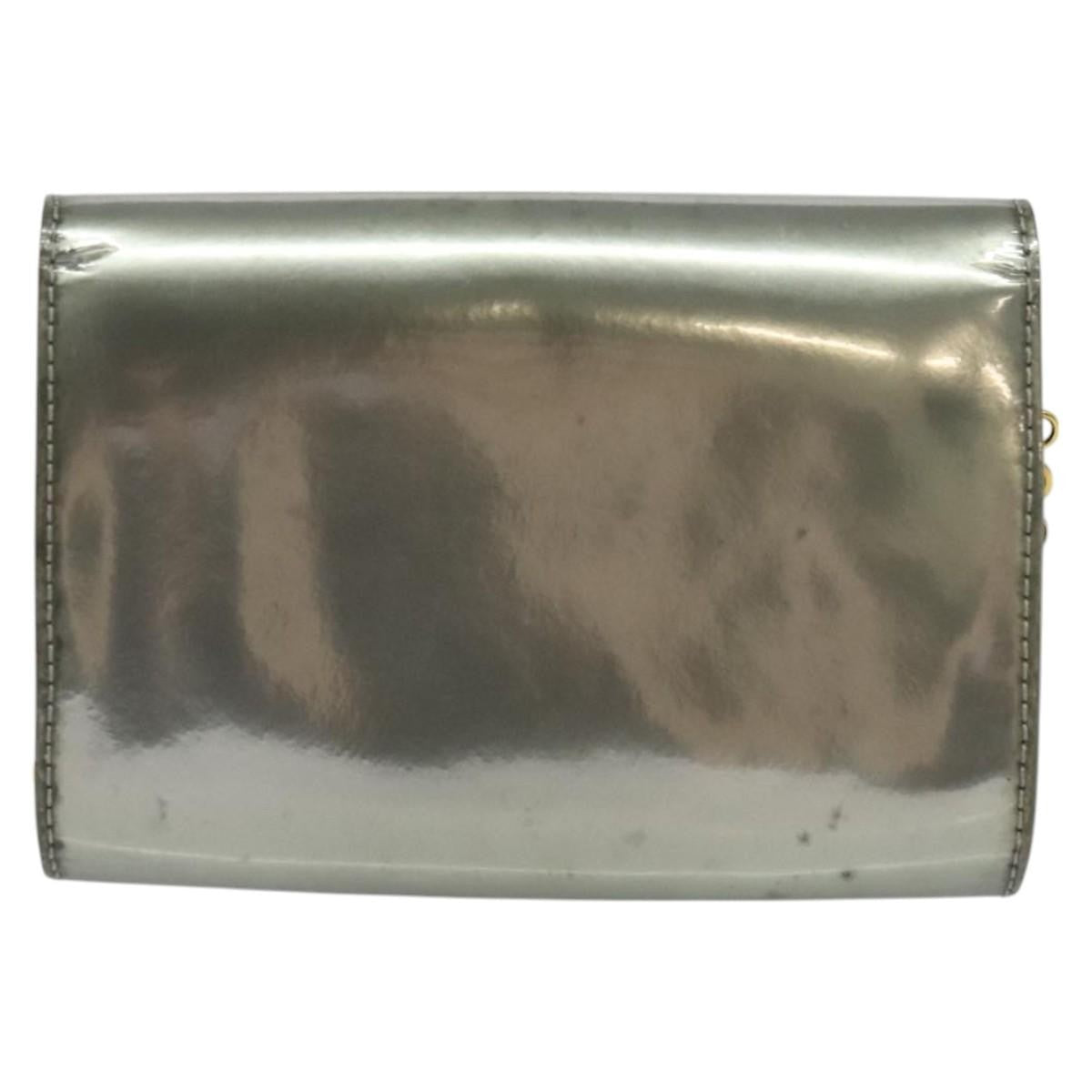 Louis Vuitton Chain Louise Clutch Patent, SILVER, PATENT_LEATHER, Clutche & pouche