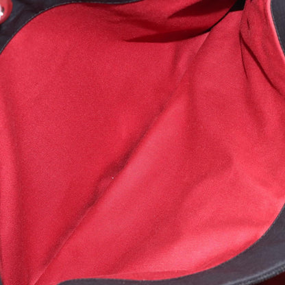 Salvatore Ferragamo Gancini handbag Nylon, BLACK, NYLON, Handbag