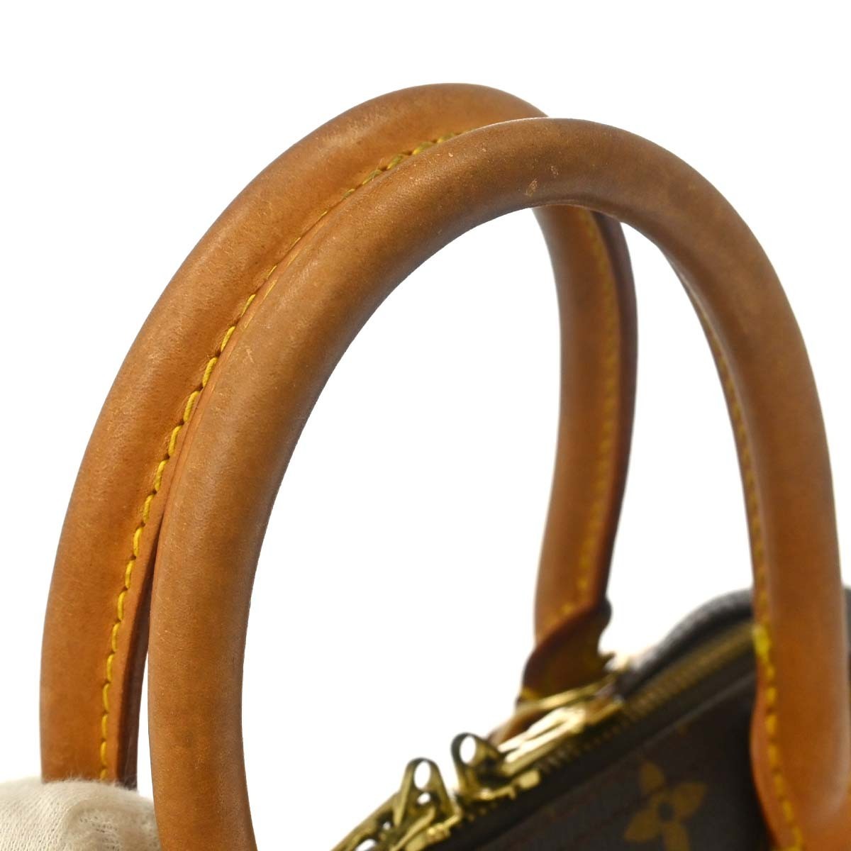 Louis Vuitton Deauville Handbag Monogram Canvas, Brown, Canvas, Handbag