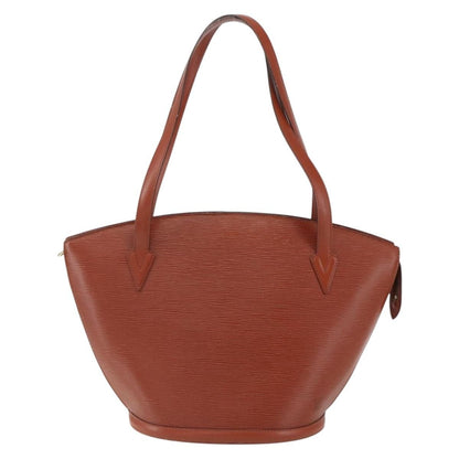 Louis Vuitton Saint Jacques Handbag Epi Leather, BROWN, LEATHER, Shoulder bag