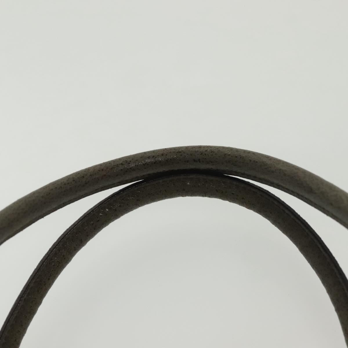 Salvatore Ferragamo Gancini Buckle Shoulder Bag Leather, KHAKI, LEATHER, Shoulder bag