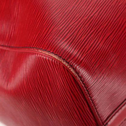 Louis Vuitton Keepall Bag Epi Leather, RED, LEATHER, Travel bag