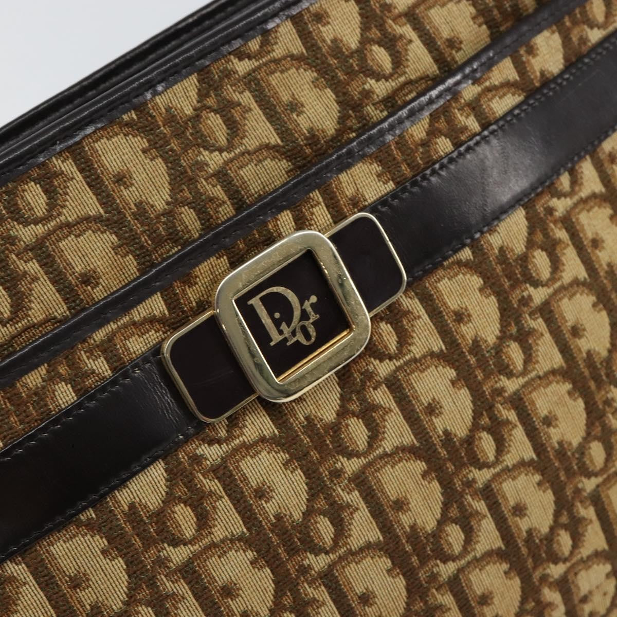 Christian Dior Trotter shoulder bag Canvas, BEIGE, CANVAS, Shoulder bag