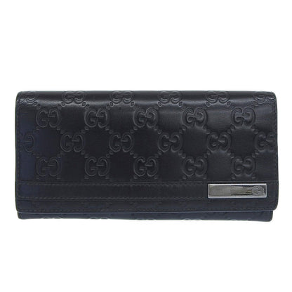 Gucci Guccissima Wallet Motif GG, BLACK, LEATHER, Wallets