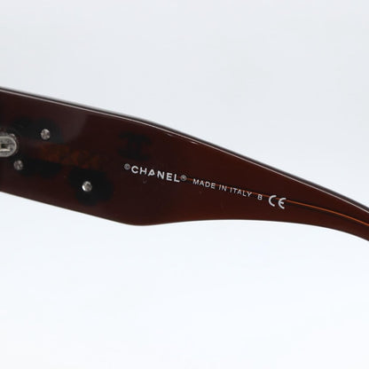 Chanel Camélia sunglasses Plastic, Brown, Plastic, Sunglasses